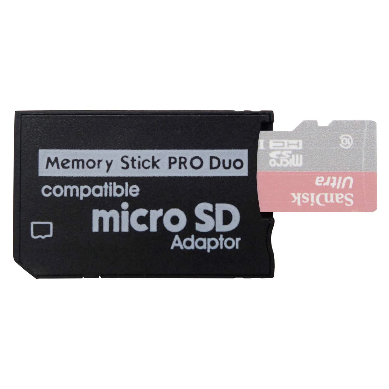 Funturbo Micro SD to Memory Stick PRO Duo Adapter for PSP, Camera, Handycam | Supports up to 128GB Cards - main product image