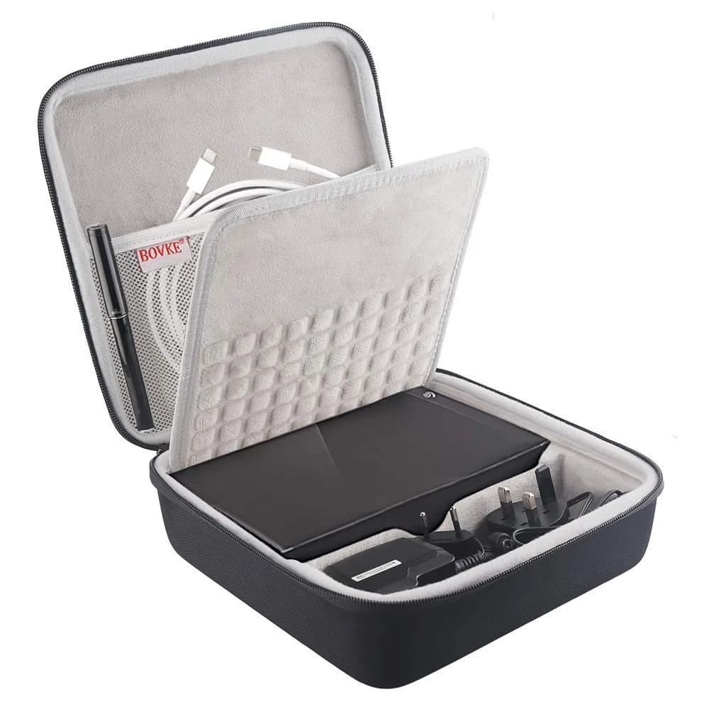 BOVKE Hard Drive Case for Seagate Backup Plus Hub 3.5 Inch HDD | Shockproof EVA Carrying Case with Lanyard - main product image