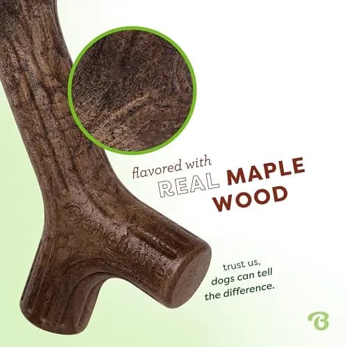 Benebone Maplestick Real Wood Durable Dog Chew Toy, Small | Long-Lasting USA Made Chew thumbnail 2