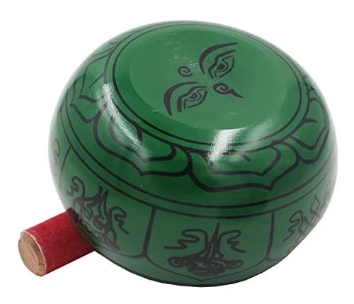 DharmaObjects Yoga Meditation Singing Bowl 6" with Lucky Symbols | Deep Relaxation & Chakra Balance (100-120 chars) thumbnail 4