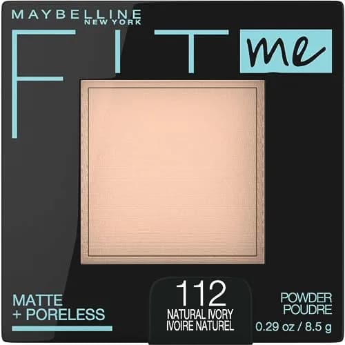Maybelline Fit Me Matte + Poreless Pressed Face Powder Natural Ivory 8.2g (0.29 Oz) | Shine Control Setting Powder thumbnail 1