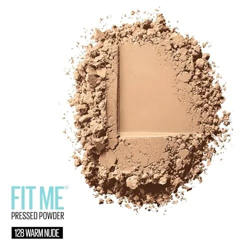 Maybelline Fit Me Matte + Poreless Pressed Powder Makeup Warm Nude 0.29 Oz (8.2g) | Allergy Tested, Non-Comedogenic thumbnail 2