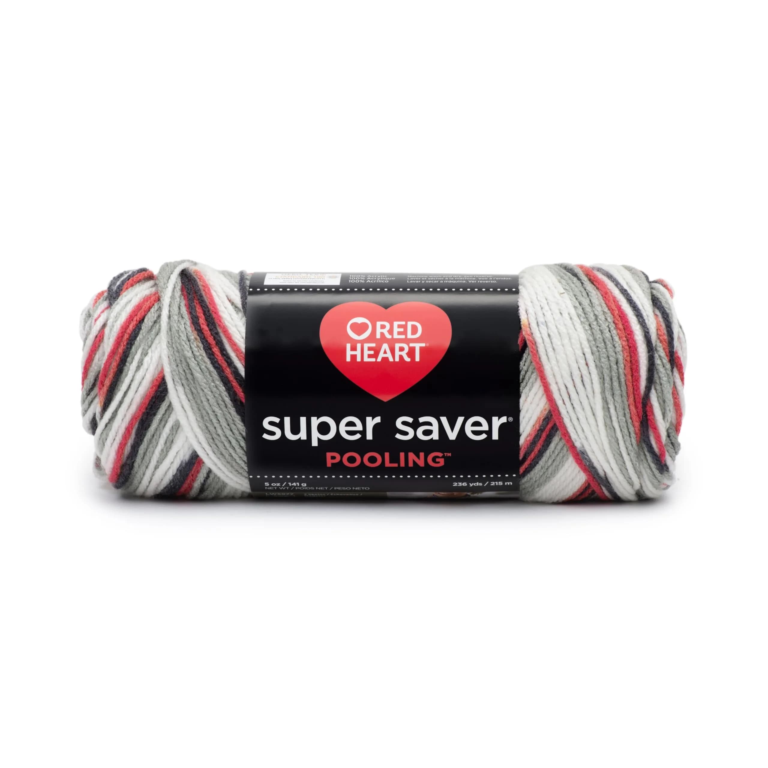 Red Heart Super Saver Pooling Haute Pooling Yarn 141g (5oz) | USA-Sourced Acrylic for Crafts - main product image