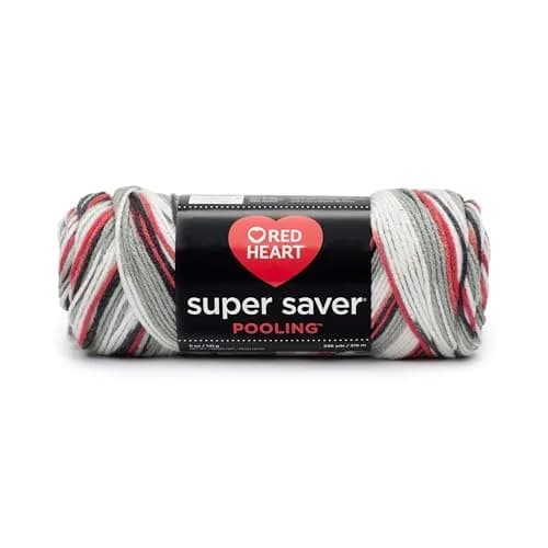 Red Heart Super Saver Pooling Haute Pooling Yarn 141g (5oz) | USA-Sourced Acrylic for Crafts thumbnail 1