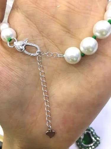 Adabele Sterling Silver Chain Extender with Heart Drop, 5 inch | Adjustable Jewelry Extension for Necklace & Bracelet thumbnail 4