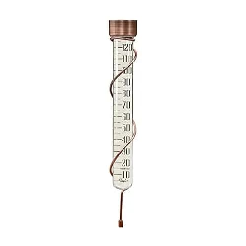 Taylor Heritage Collection Glass Rain Gauge, 42.3cm (27 inch) Tall, 12.7cm (5 inch) Capacity | Measure Rainfall Accurately thumbnail 1