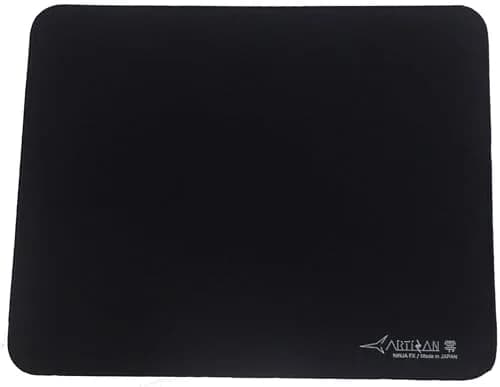 Artisan Zero Gaming Mouse Pad, Black XL 49cm x 42cm | Japan-Made Soft Surface for Precision Gaming thumbnail 1