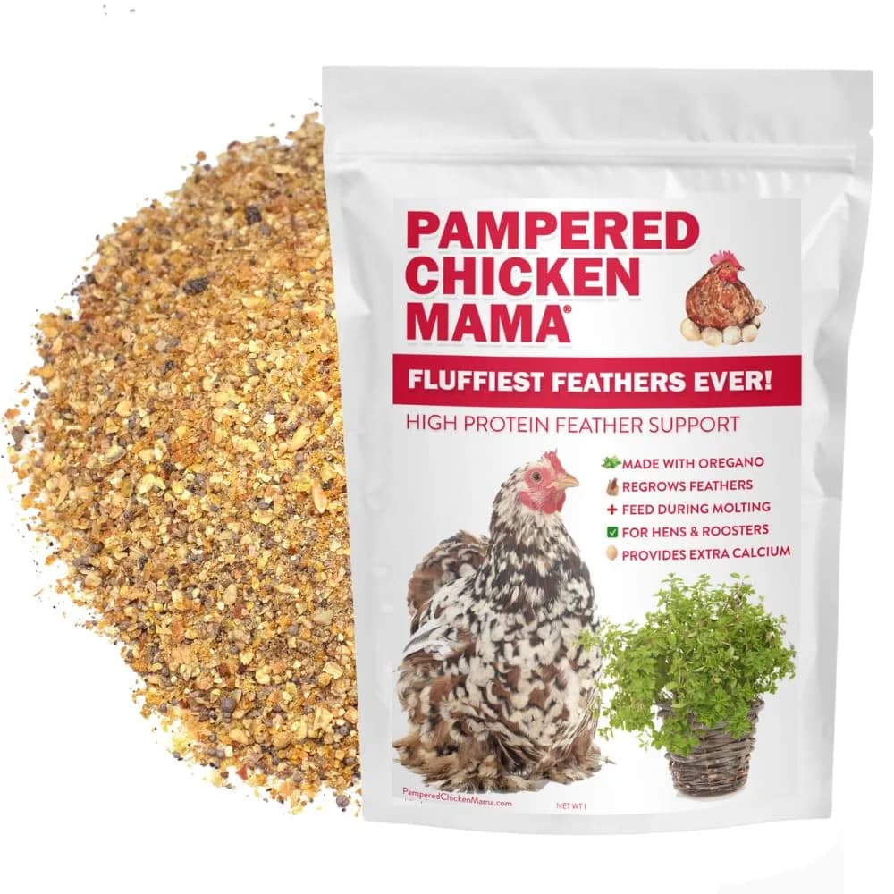 Pampered Chicken Mama Molting Supplement for Chickens 2 pounds | Supports Feather Growth & Chicken Health - main product image