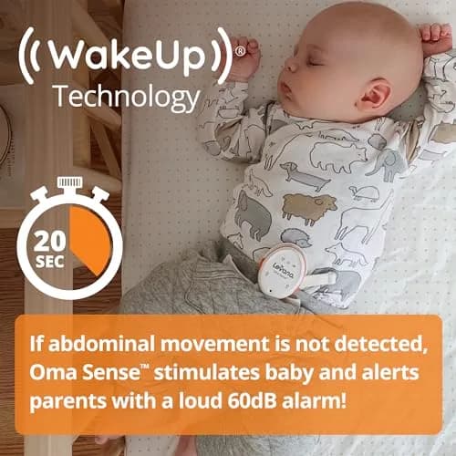 Levana Oma Sense Portable Baby Breathing Monitor with Vibrations & Alerts | Peace of Mind for Parents thumbnail 4
