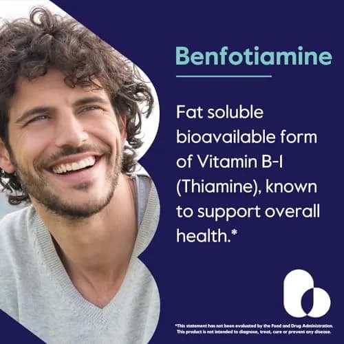BESTVITE Benfotiamine 150mg (240 Veg Caps) (120x2) - No Stearates - Vegan | Supports Circulation & Nervous System thumbnail 2