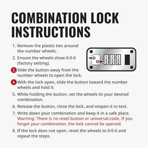 Vaultz Locking Storage Clipboard with Combination Lock, Black | Secure Portable Document & Device Organizer thumbnail 9