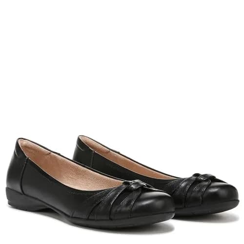 Naturalizer Soul Women's Gift Ballet Flat Black 9 M | Versatile, Cushioned Slip-On Flat thumbnail 7