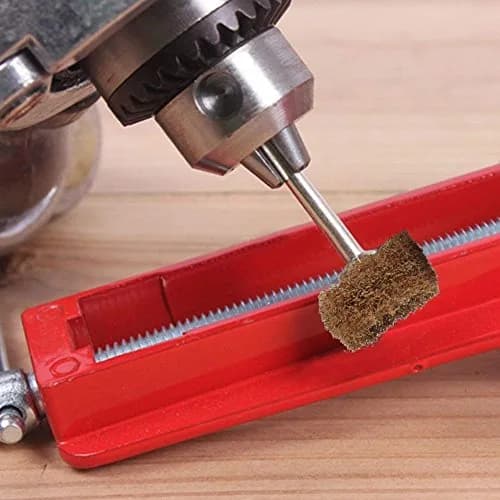 Rocaris 80Pcs 1" (25mm) Abrasive Wheel Buffing Polishing Wheel Set with 3mm Shank, 5 Grits (120-400) | For Rotary Tools thumbnail 7