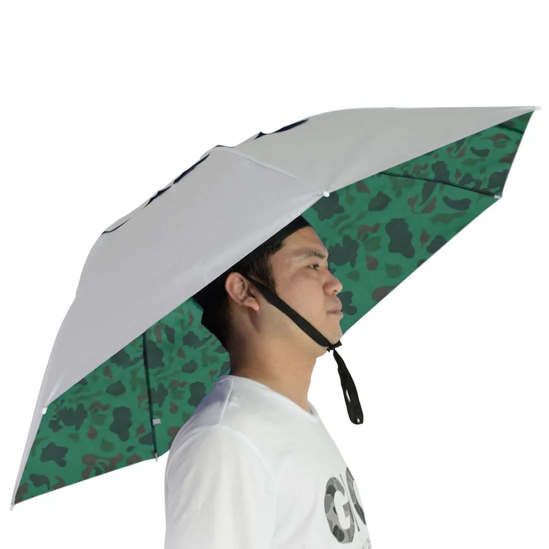 NEW-Vi Fishing Umbrella Hat 91.4cm (37.4") | Hands-Free Sun & Rain Protection for Outdoor Use - main product image