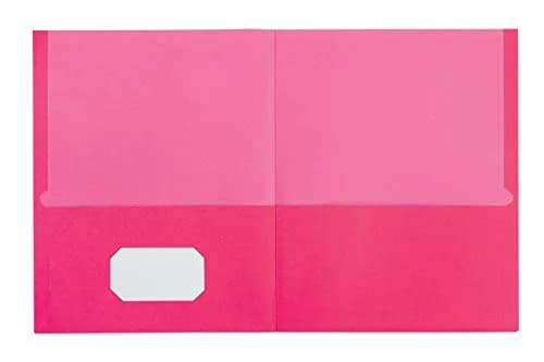 Oxford 2 Pocket Folders, Textured Paper, Assorted Colors, Letter Size, 25 Per Box | Durable & Organized thumbnail 4