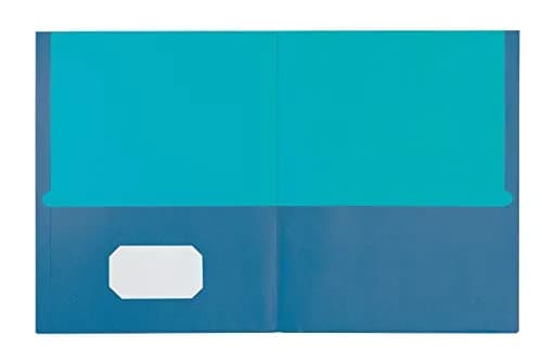 Oxford 2 Pocket Folders, Textured Paper, Assorted Colors, Letter Size, 25 Per Box | Durable & Organized thumbnail 2