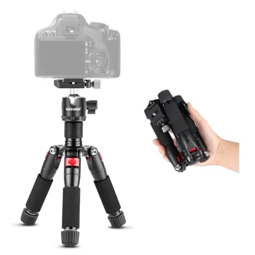 NEEWER Portable Travel Mini Tabletop Tripod 50cm Aluminum Alloy | 11 lb Max Load, 360° Ball Head thumbnail 1