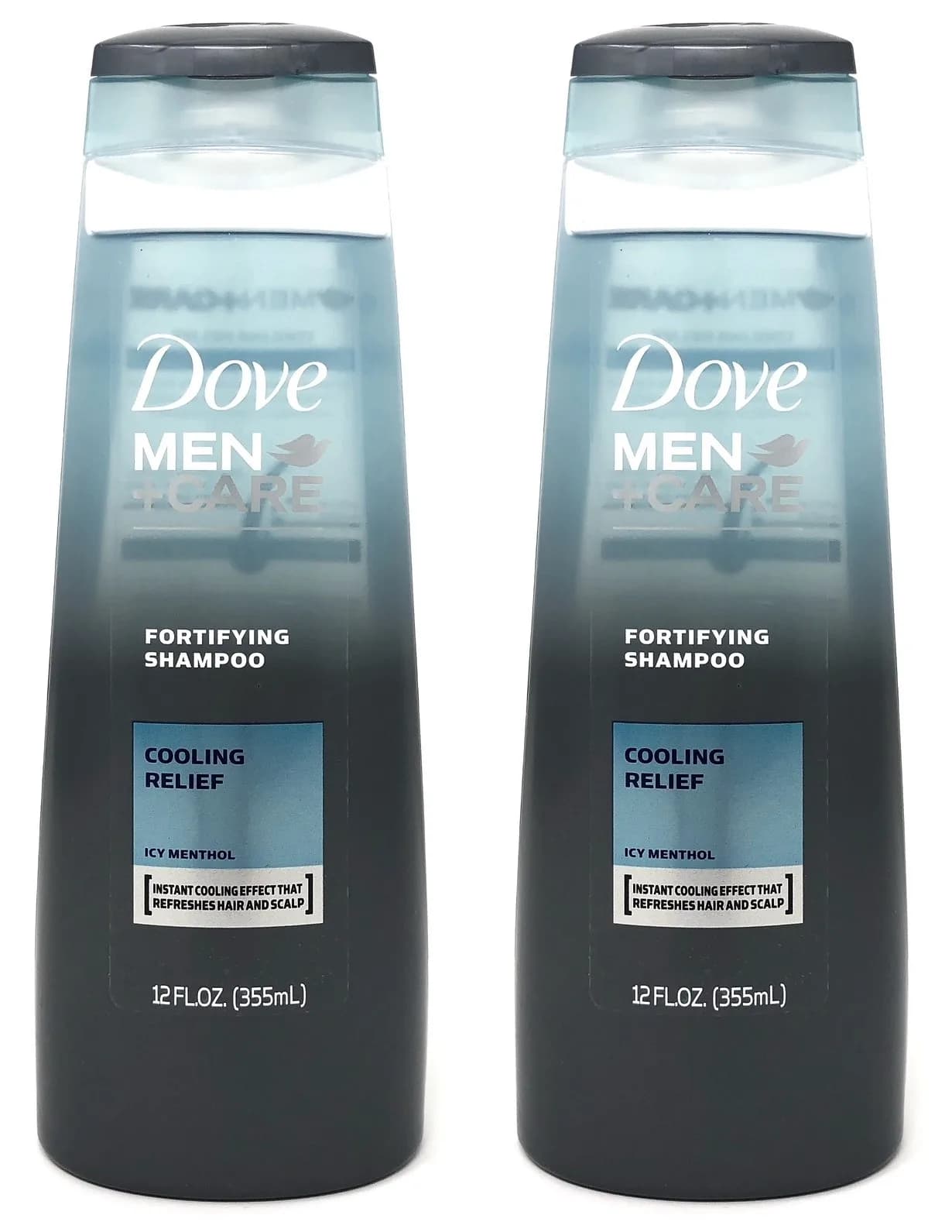 Dove Men+Care Fortifying Shampoo Cooling Relief Icy Menthol 710ml (24 Fl Oz) | Strengthens Hair & Scalp - main product image