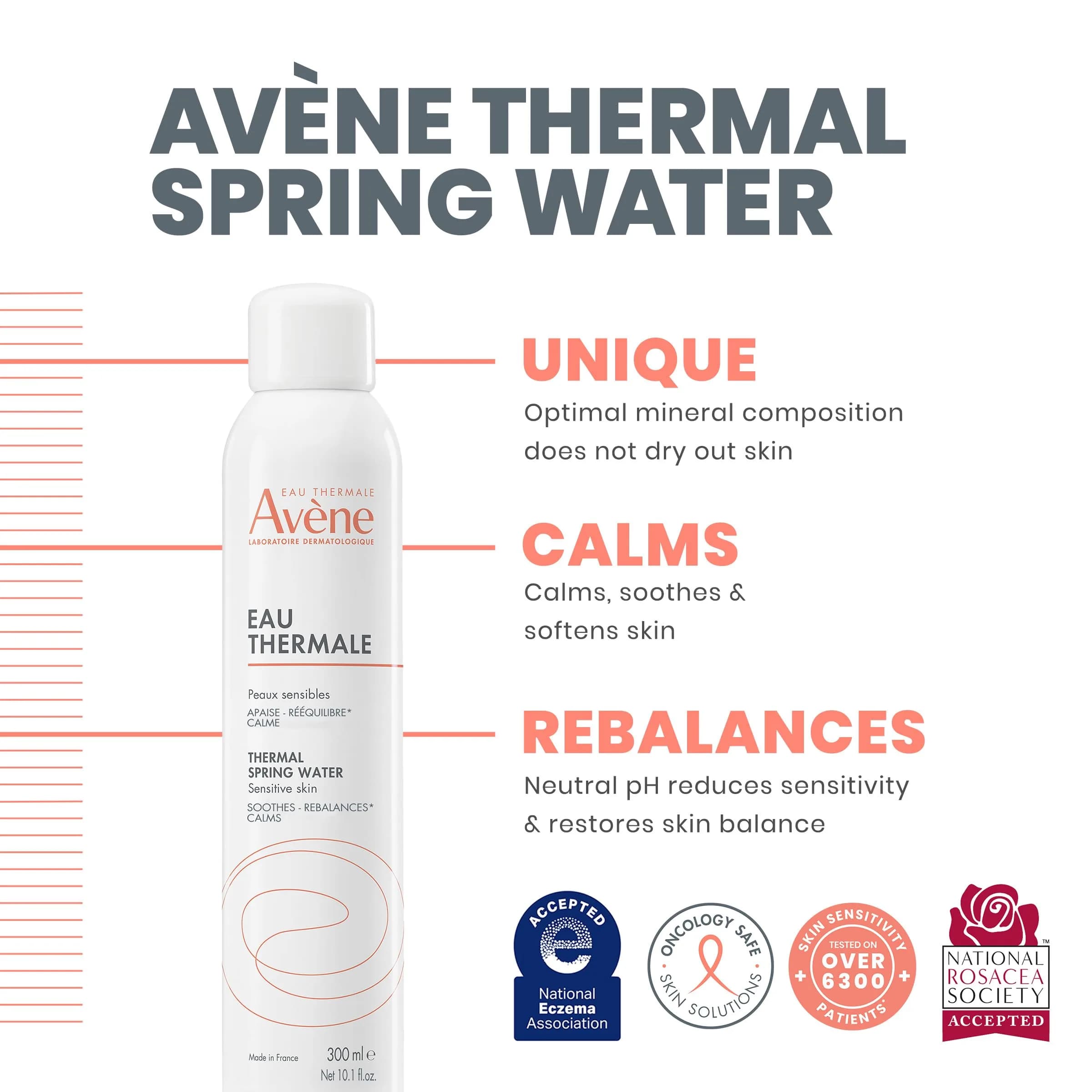 Eau Thermale Avène Thermal Spring Water Spray 50ml (1.6 Fl Oz) | Soothes Sensitive Skin — 10.1 Fl Oz thumbnail 3