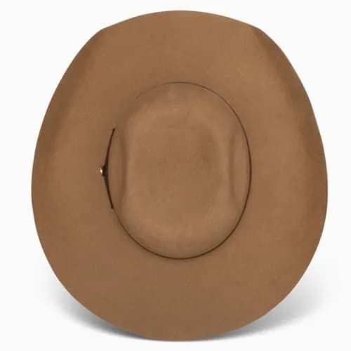 RESISTOL Men's Hooey by Day Money 4X Cowboy Hat Pecan 7 1/8 | Rugged Wool Rodeo Headwear thumbnail 4