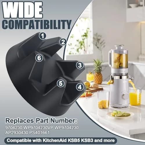 Wadoy Blender Coupler Replacement Parts for KitchenAid KSB5WH KSB5 KSB3 with Spanner, 36mm OD (1.42") thumbnail 4