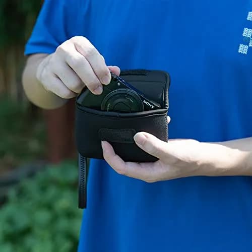 JJC Compact Camera RX100 VII Case Pouch for Sony RX100 VII & More | Impact-Resistant Neoprene thumbnail 7