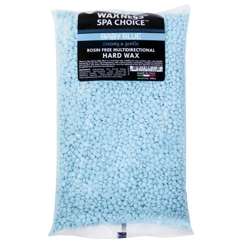 Waxness Spa Choice Rosin Free Multidirectional Baby Blue 1kg | Sensitive Skin Friendly (120 chars) thumbnail 2