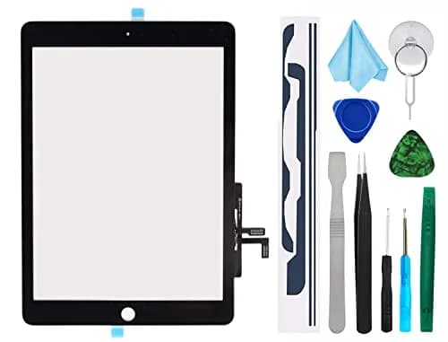T Phael Black Digitizer Repair Kit for 2017 iPad 9.7 / iPad Air 1st | Touch Screen Replacement thumbnail 1