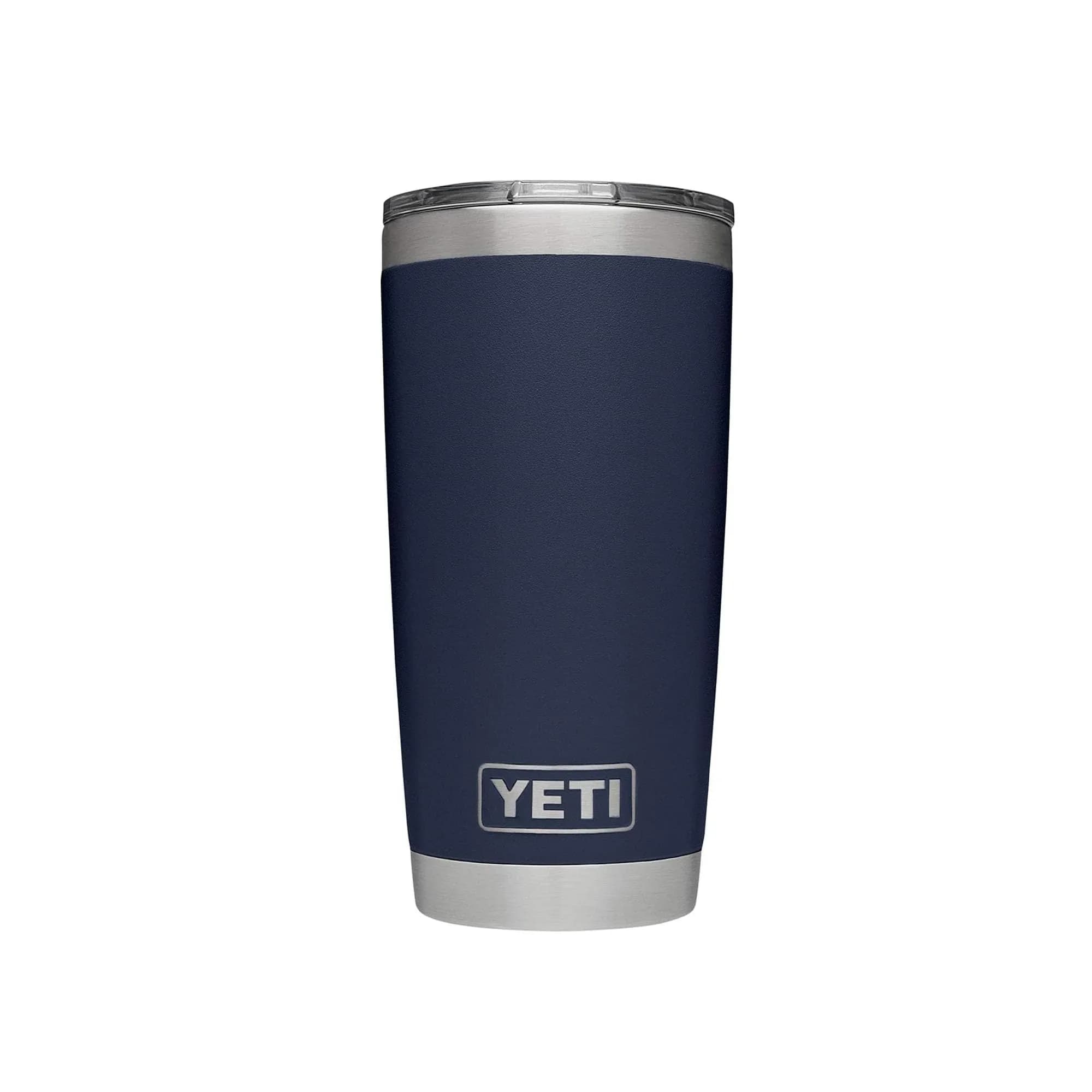 YETI Rambler 20 oz Tumbler with MagSlider Lid, Stainless Steel, Navy | Keeps Drinks Hot or Cold for Hours - main product image