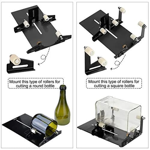Fixm Glass Bottle Cutter for Square & Round Bottles | DIY Craft Tool thumbnail 4