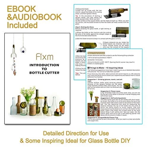 Fixm Glass Bottle Cutter for Square & Round Bottles | DIY Craft Tool thumbnail 5