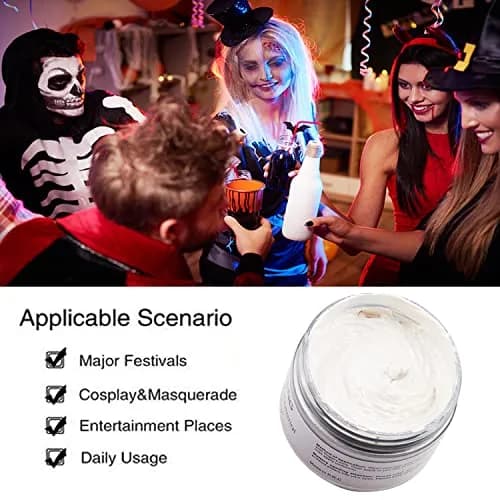 SWAKER White Hair Color Wax 120g (4.23 oz) | Temporary Styling Cream for Parties & Cosplay thumbnail 6