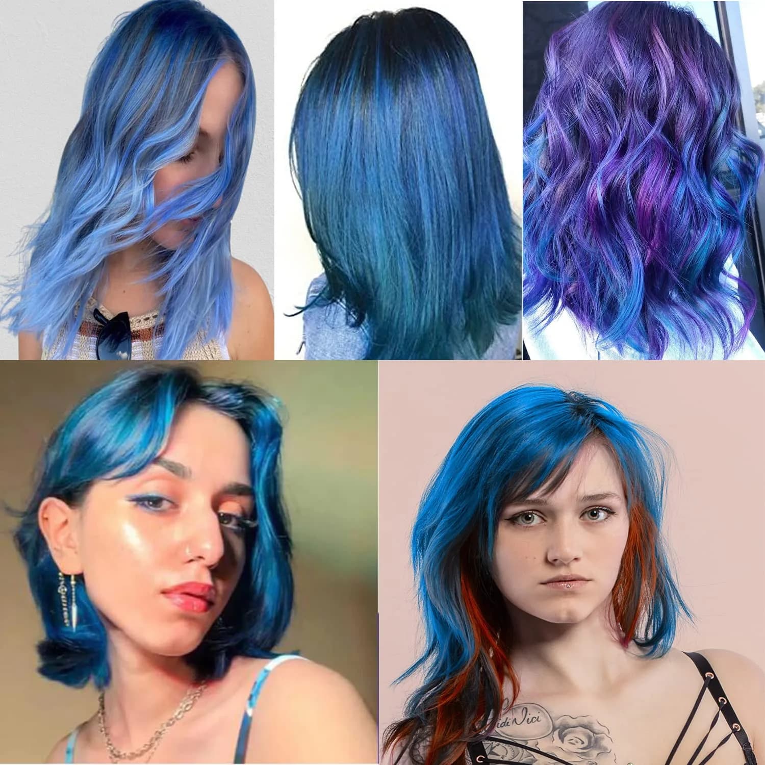 SWAKER Blue Hair Color Wax 130ml - Temporary Vibrant Styling Cream for Men & Women thumbnail 6