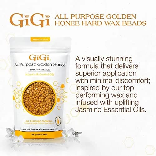 GIGI Golden Honee Hard Wax Beads 396 g | Stripless Hair Removal for Face & Body thumbnail 2