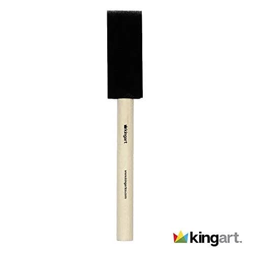 KINGART Foam Paint Brush Set 1 Inch, 25 Pc. Value Pack | Smooth Application for Crafts & DIY thumbnail 6