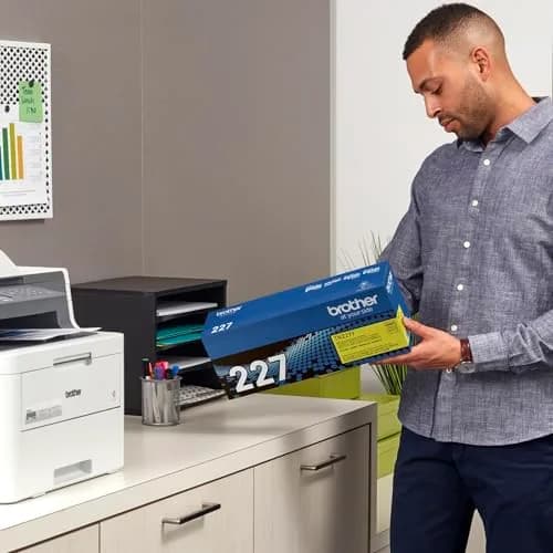 Brother Genuine TN227Y High Yield Yellow Toner Cartridge 2,300 Pages | Genuine Brother Toner for Vivid Color Prints thumbnail 4