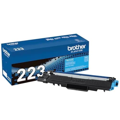 Brother Genuine TN223C Cyan Toner Cartridge Standard Yield | Up to 1,300 Pages thumbnail 1