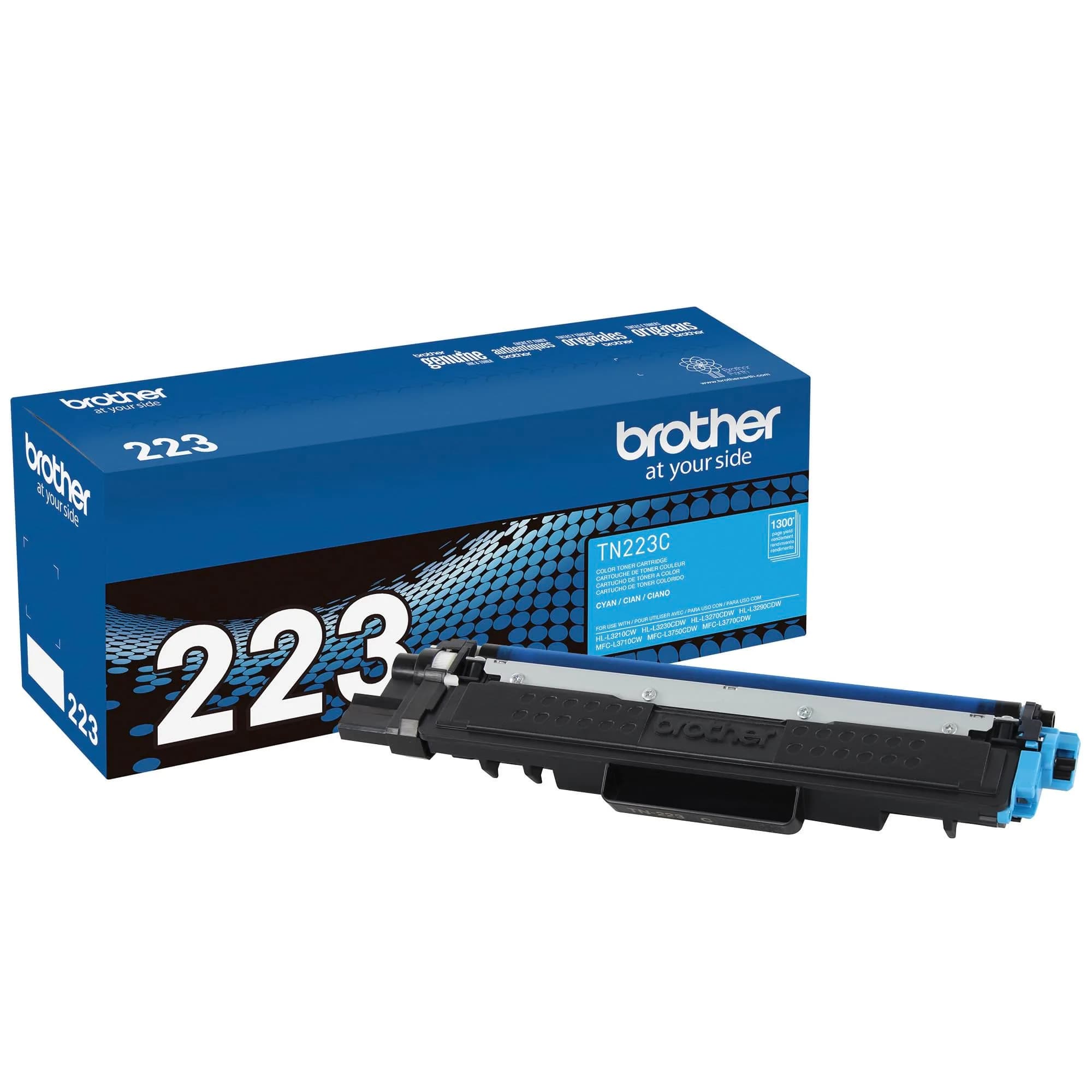 Brother Genuine TN223M Standard Yield Magenta Toner Cartridge | 1300 Pages — Cyan 1