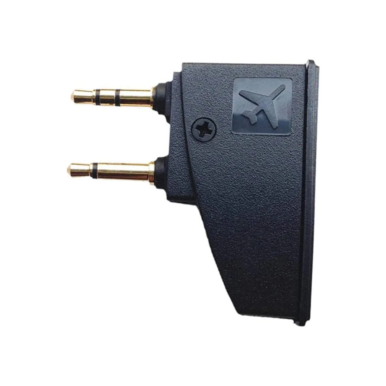 Asobilor Gold Airplane Headphone Adapter with 3.5mm Jack | Compatible with Bose QC Series & More