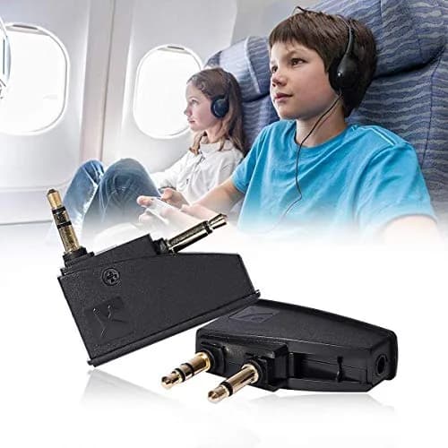 Asobilor Gold Airplane Headphone Adapter with 3.5mm Jack | Compatible with Bose QC Series & More thumbnail 6