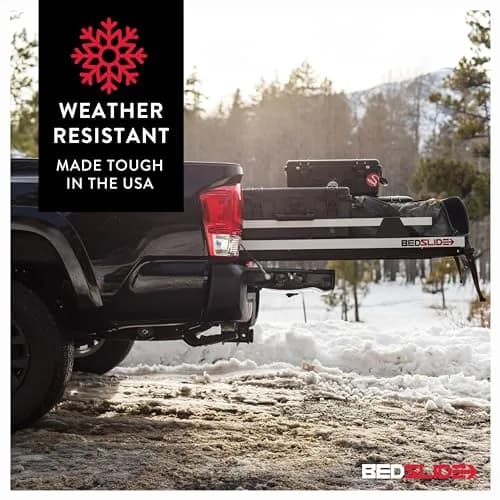 Bedslide 1000 Classic Sliding Truck Bed Organizer 65 x 48-Inch | Capacity 1000 lbs, Black thumbnail 4