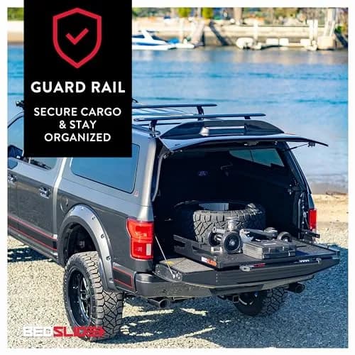 Bedslide 1000 Classic Sliding Truck Bed Organizer 65 x 48-Inch | Capacity 1000 lbs, Black thumbnail 5