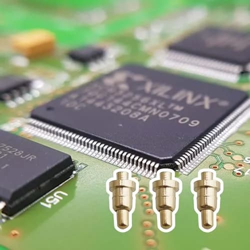 Yibuy Gold Plated PCB Probes 100 Piece | Precision Copper Pins for Electronics thumbnail 2