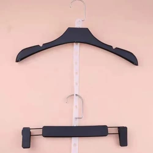 esowemsn Plastic White Display Hanger Strips 36pcs | Heavy Duty, Space Saving, Stable Connector (45-47cm) thumbnail 2