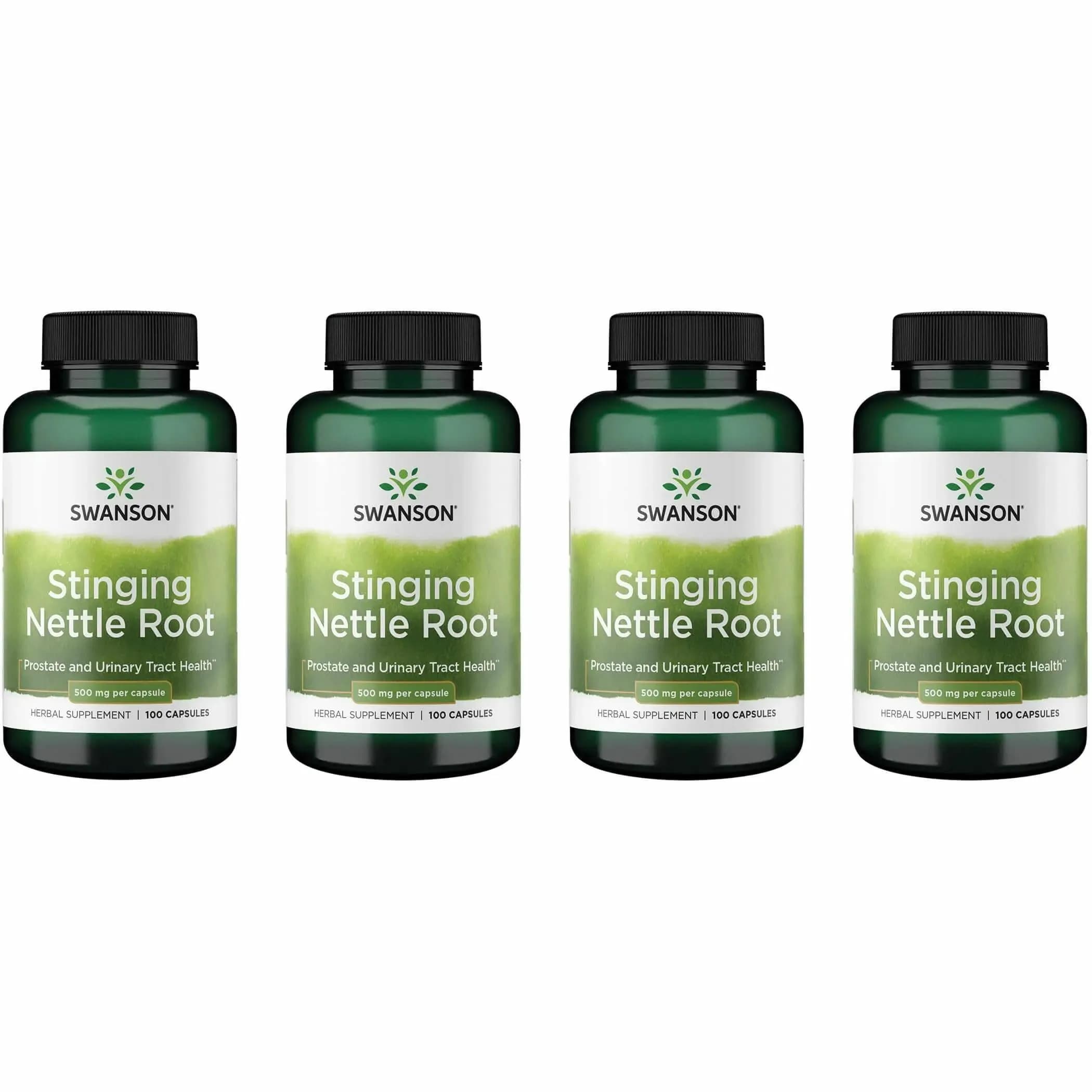 Swanson Stinging Nettle Root 500 mg | Herbal Supplement for Men & Overall Health Support