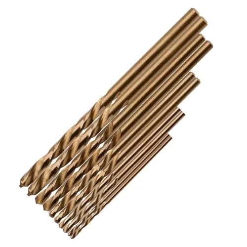 SPKLINE 10 Pcs Cobalt Drill Bit Set 1mm-3mm | 135° Split-Point M35 HSS Metal Drill Bits thumbnail 5