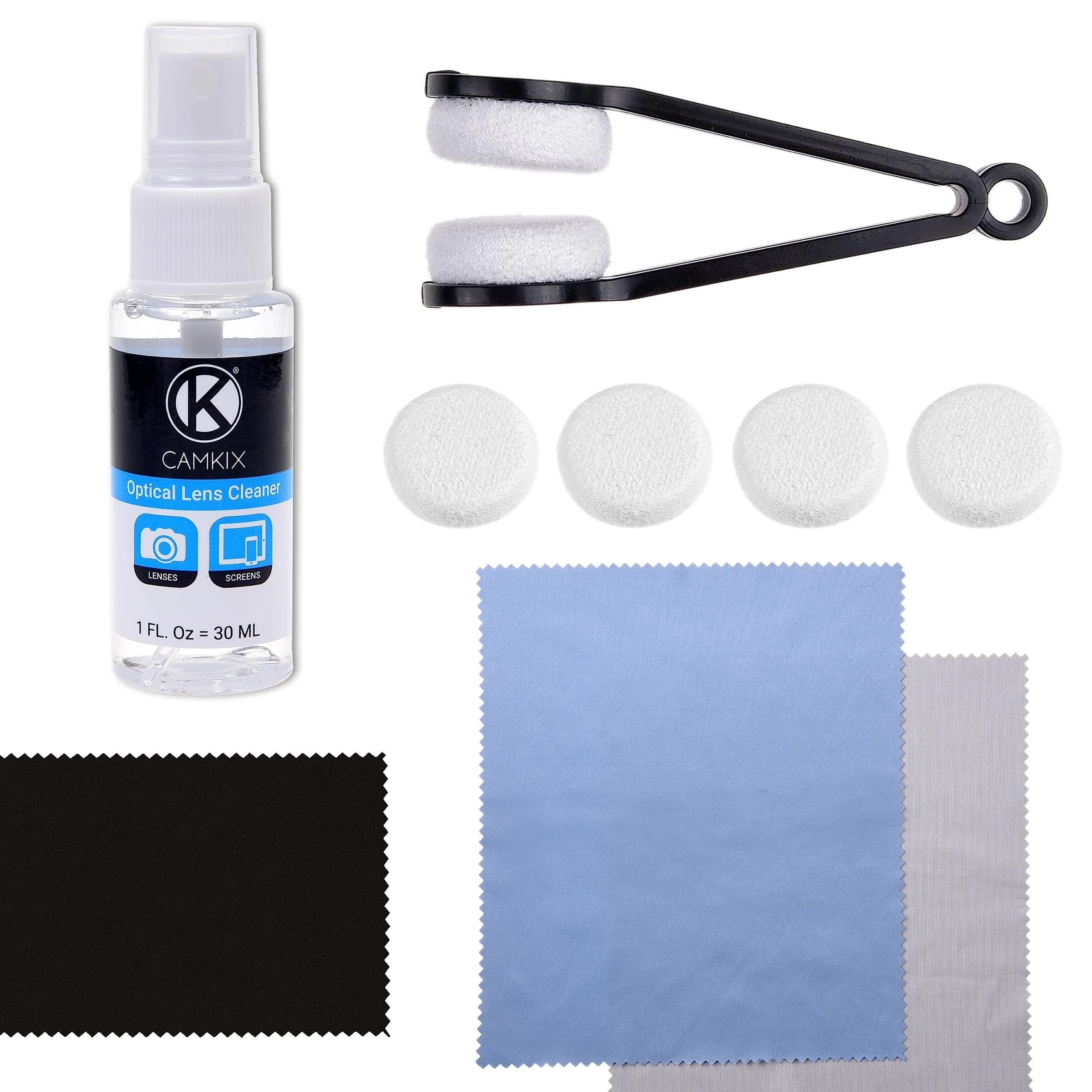 CamKix Eyeglasses Cleaning Kit with Spray & Microfiber Cloths | Scratch-Free, Streak-Free - main product image