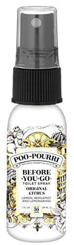 Poo-Pourri Before-You-Go Toilet Spray Original Citrus 29.57ml (1 Fl Oz) | Prevents Odors Before They Begin thumbnail 1