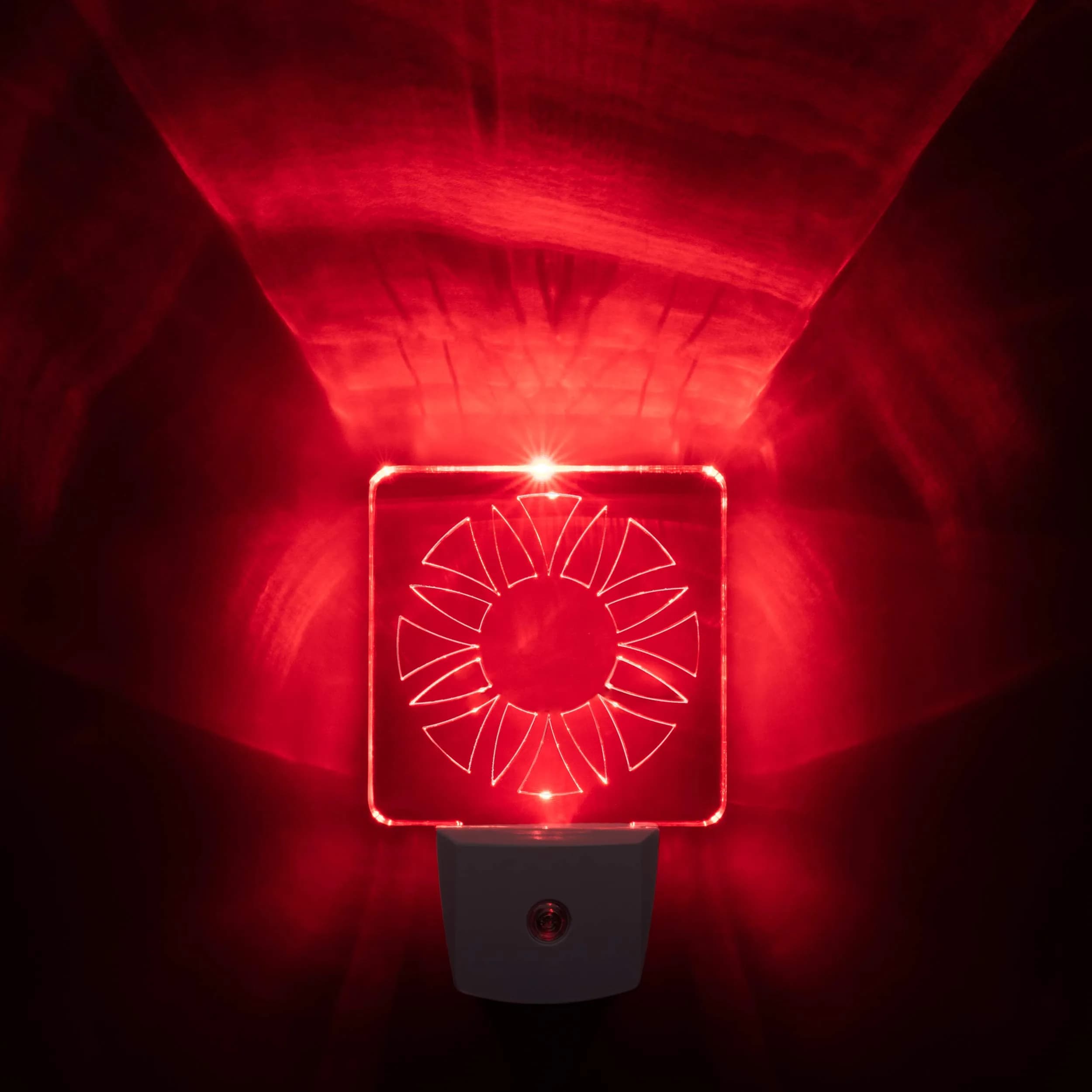 Spectra479 Red LED Night Light for Bedrooms & Bathrooms | BioRhythm Safe Circle - main product image
