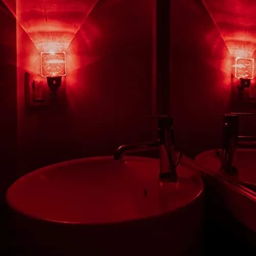 Spectra479 Red LED Night Light for Bedrooms & Bathrooms | BioRhythm Safe Circle thumbnail 2